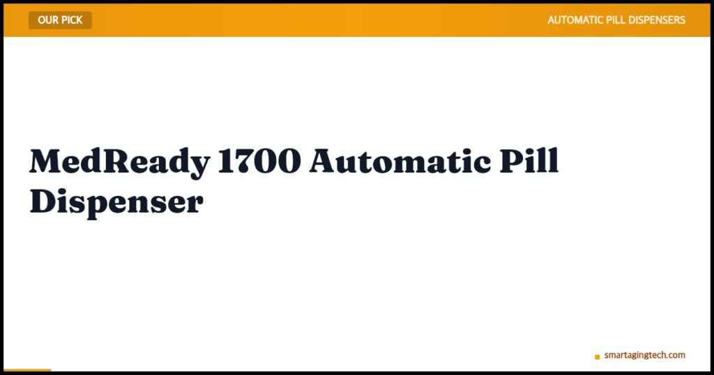 MedReady 1700 Automatic Pill Dispenser