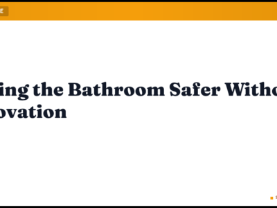 Making the Bathroom Safer Without a Renovation