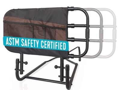 Stander EZ Adjust Bed Rail with Organizer Pouch