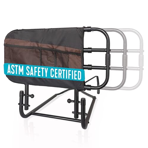 Stander EZ Adjust Bed Rail with Organizer Pouch