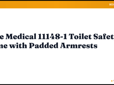 Drive Medical 11148-1 Toilet Safety Frame with Padded Armrests