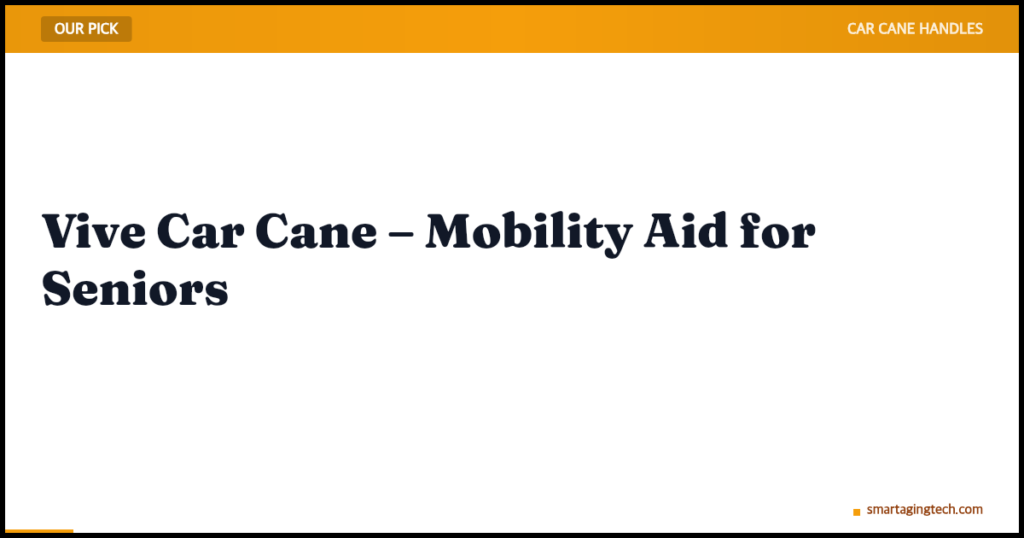 Vive Car Cane – Mobility Aid for Seniors