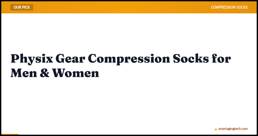 Physix Gear Compression Socks for Men & Women