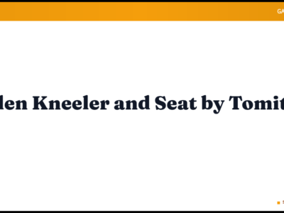 Garden Kneeler and Seat by Tomita