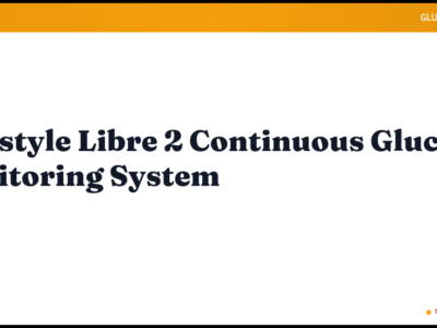 Freestyle Libre 2 Continuous Glucose Monitoring System