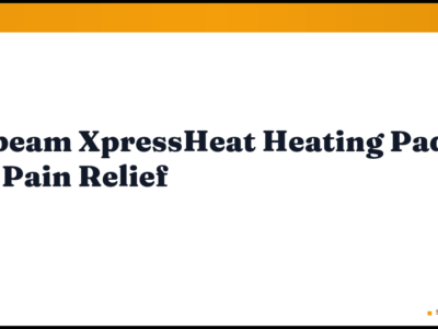 Sunbeam XpressHeat Heating Pad for Fast Pain Relief