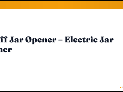 EZ Off Jar Opener – Electric Jar Opener