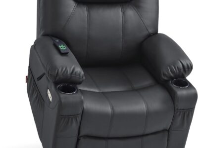 MCombo Power Lift Recliner Chair with Massage and Heat 7040