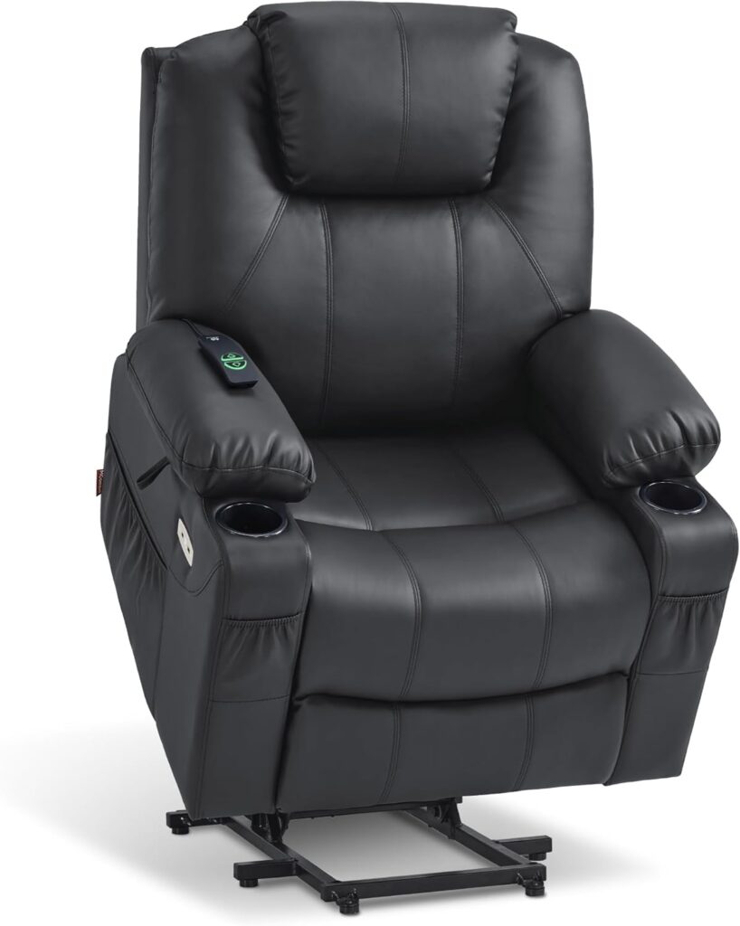 MCombo Power Lift Recliner Chair with Massage and Heat 7040