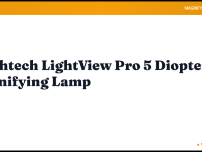 Brightech LightView Pro 5 Diopter Magnifying Lamp