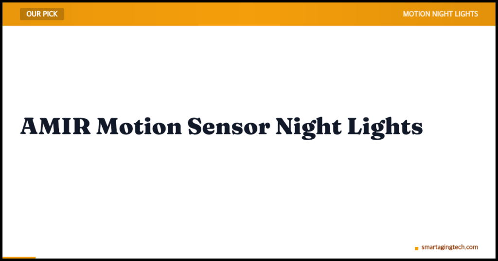 AMIR Motion Sensor Night Lights