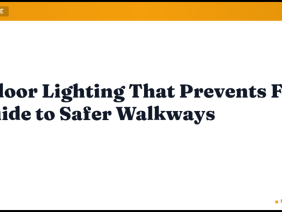 Outdoor Lighting That Prevents Falls: A Guide to Safer Walkways