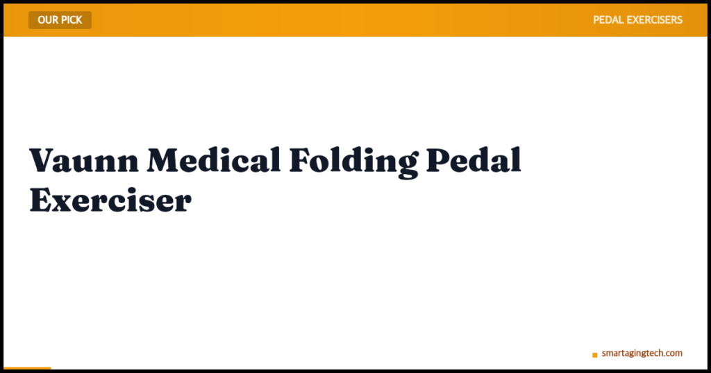 Vaunn Medical Folding Pedal Exerciser
