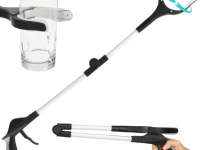 Vive 32″ Folding Grabber Reacher Tool with Rotating Jaw