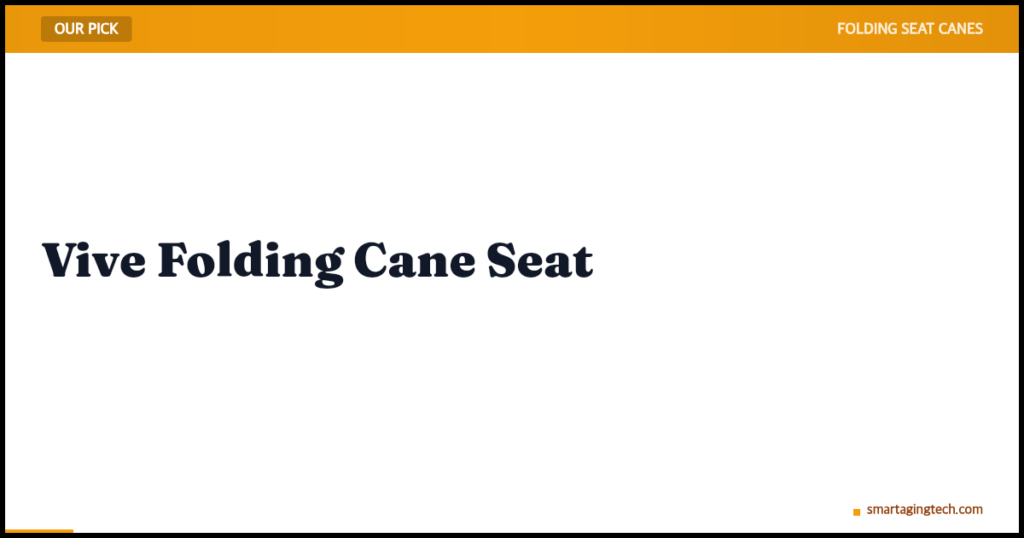 Vive Folding Cane Seat