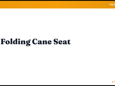 Vive Folding Cane Seat