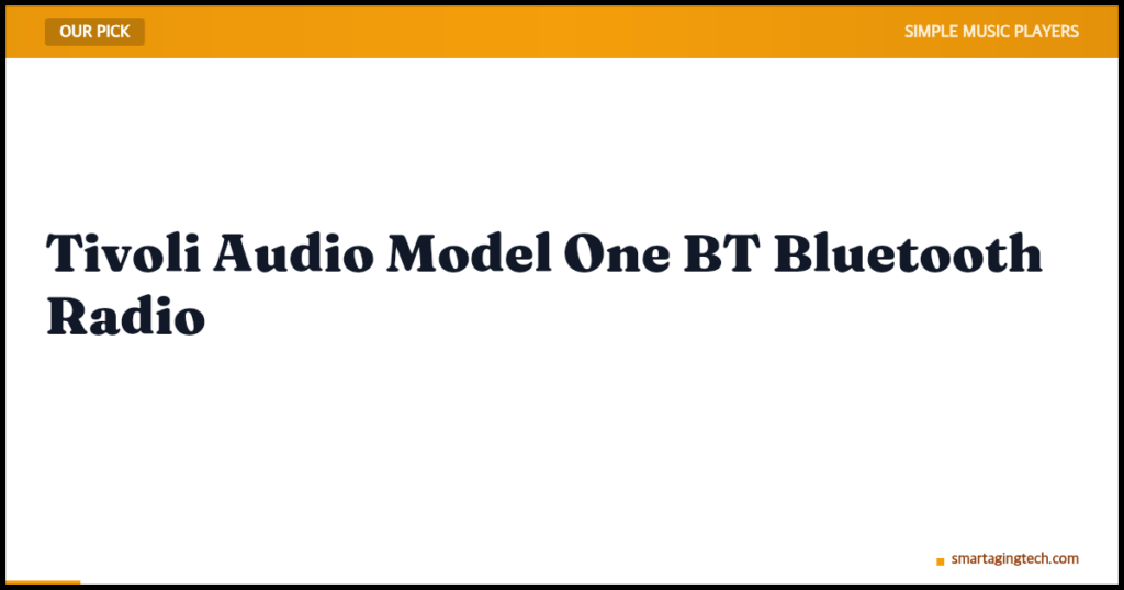 Tivoli Audio Model One BT Bluetooth Radio