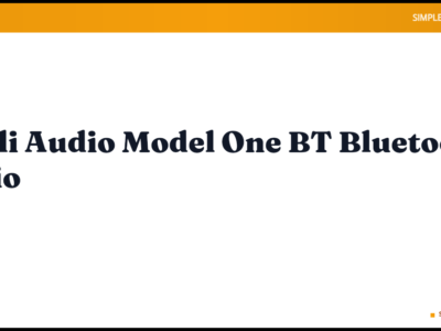 Tivoli Audio Model One BT Bluetooth Radio