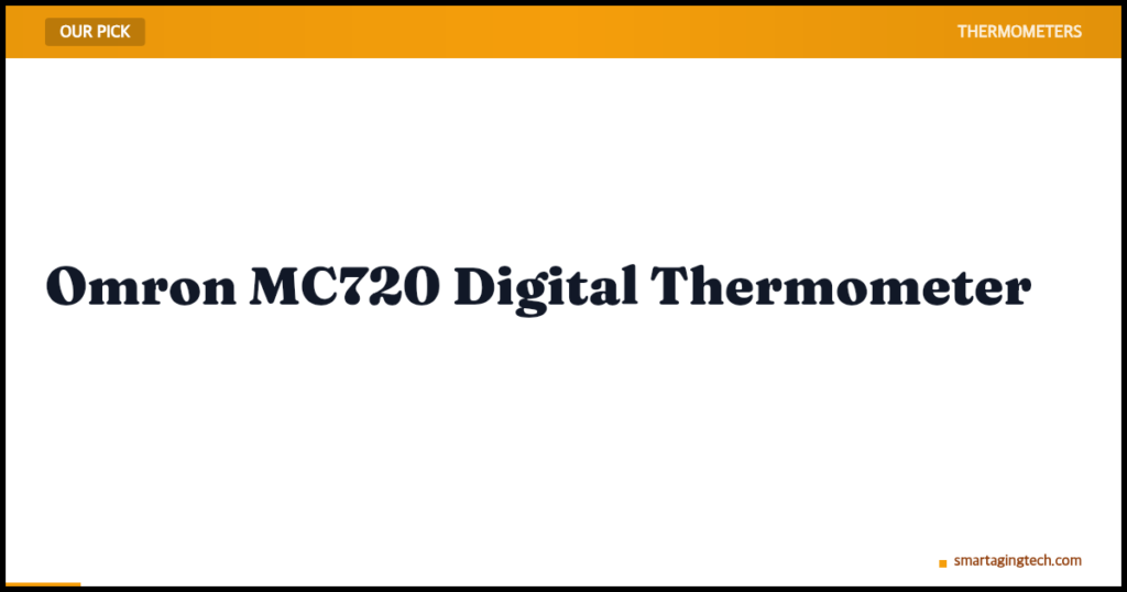 Omron MC720 Digital Thermometer