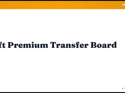 Uplift Premium Transfer Board