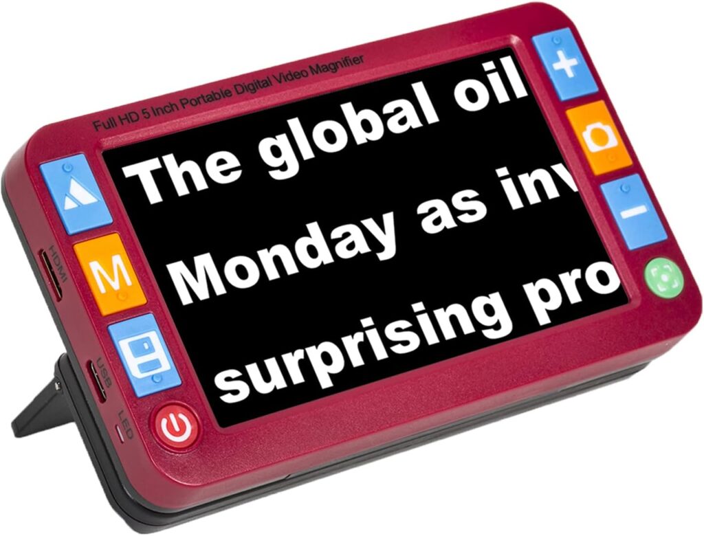 MoreDisp Portable Digital Video Magnifier, 5.0 Inch