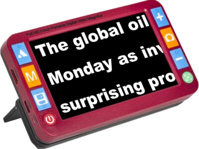 MoreDisp Portable Digital Video Magnifier, 5.0 Inch