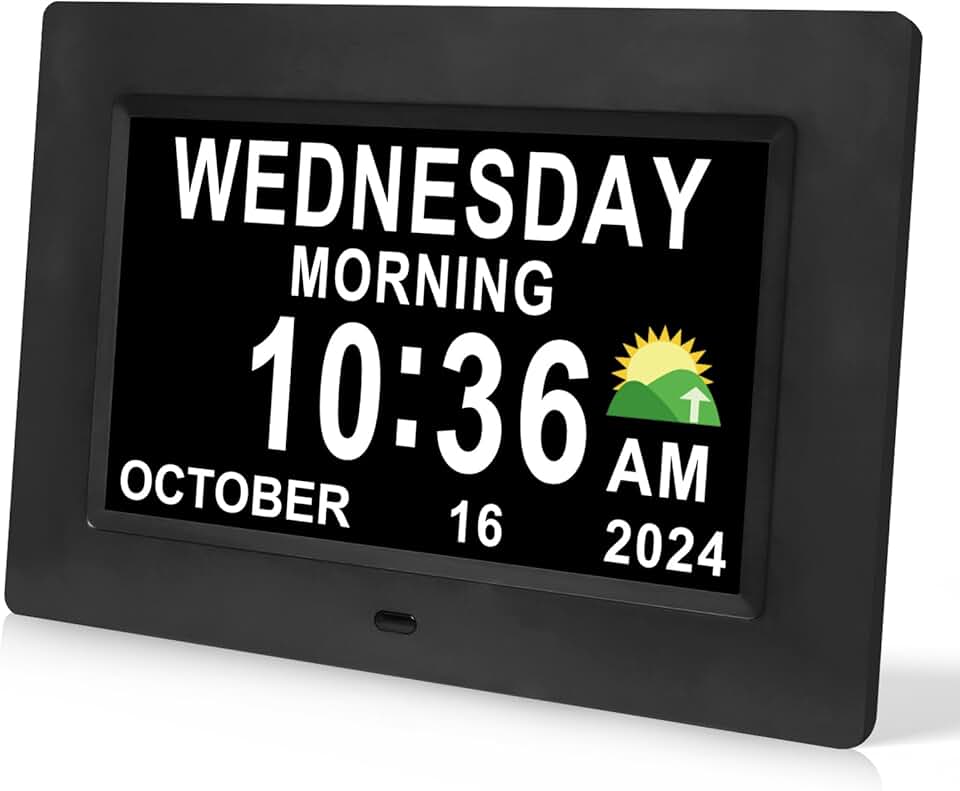 DreamSky Digital Day Clock for Seniors